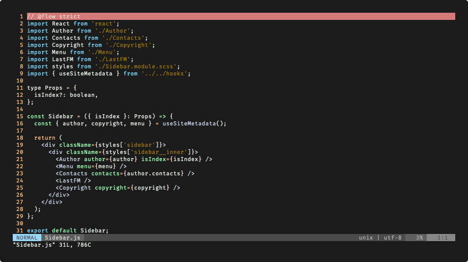 vim-javascript